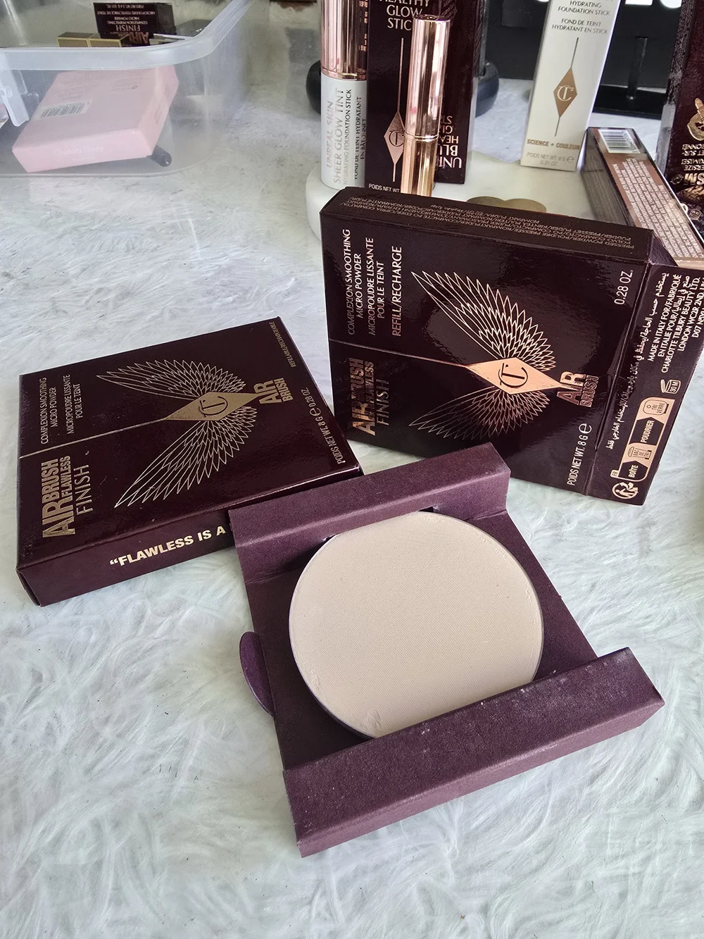 Charlotte Tilbury Airbrush Flawless Finish Pressed Powder 2 Medium - Plus Refill